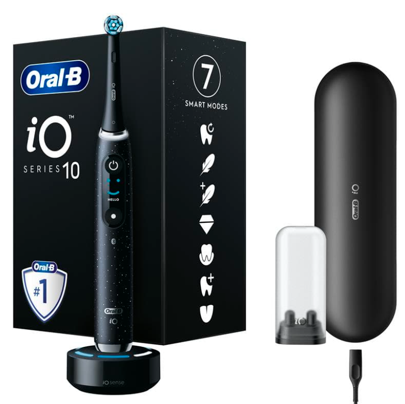 Elektrinis dantų šepetėlis Oral-B iO 10 Cosmic Black