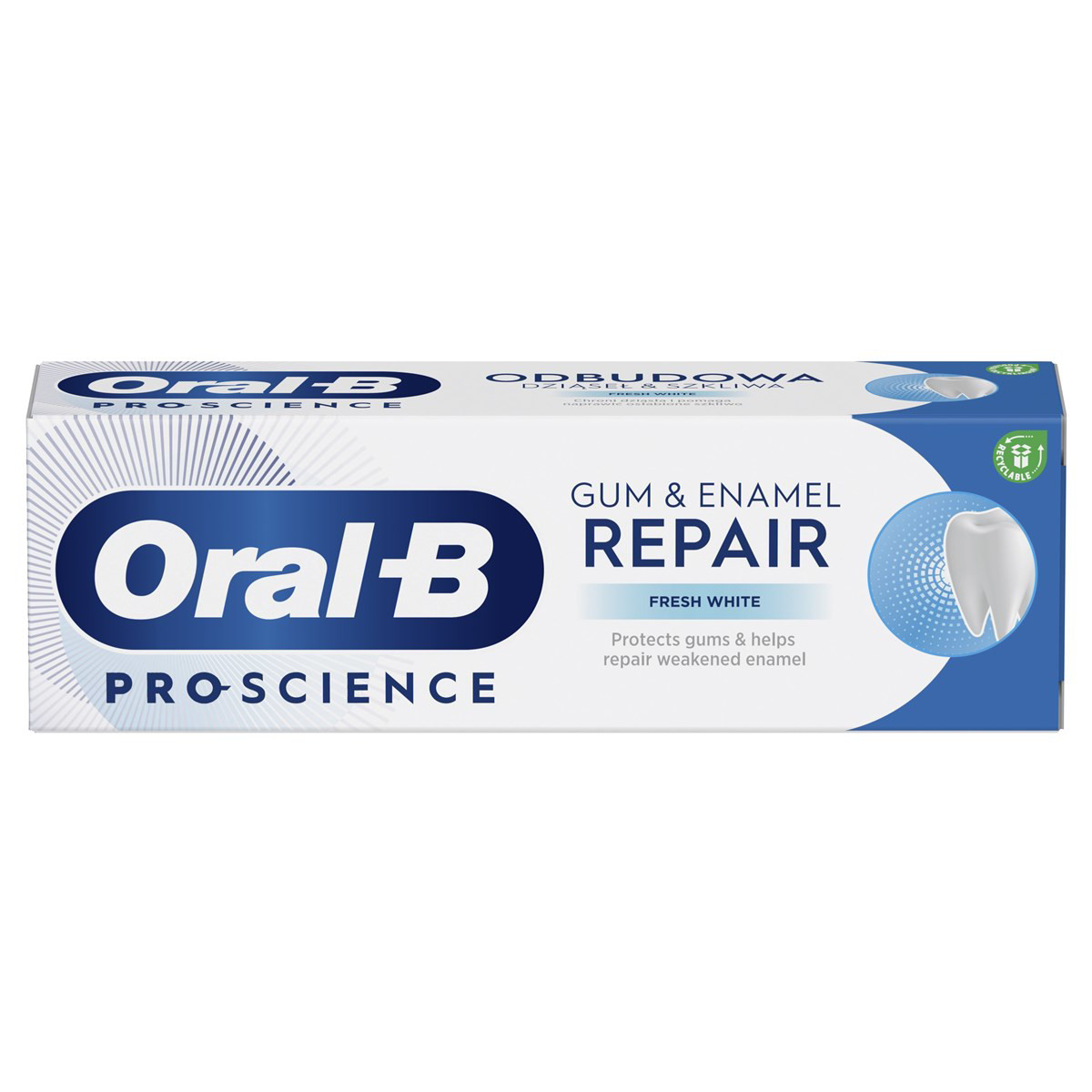 ORAL-B Gum & Enamel Extra Fresh, dantų pasta, 75ml