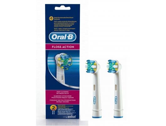Dantų šepetėlio antgaliai ORAL-B EB 25-2, 2vnt., balti
