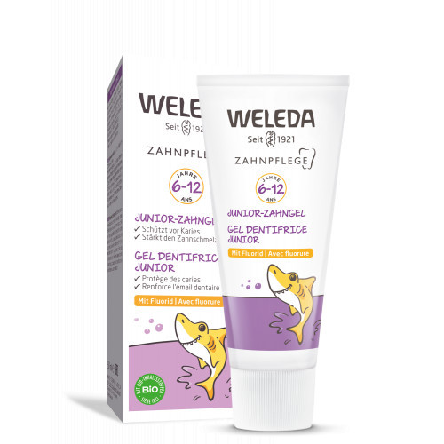 Weleda Junior Toothpaste with Fluoride Vaikiška dantų pasta su fluoru, 50ml