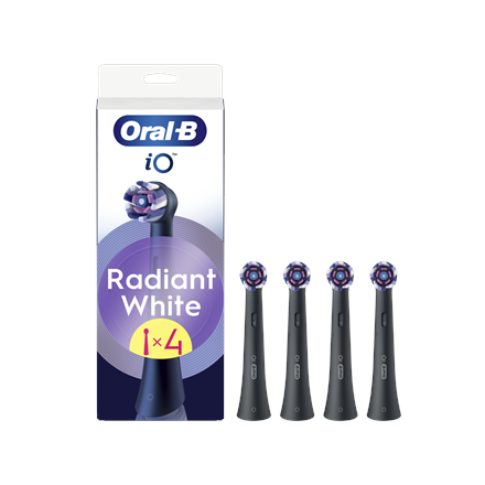 Oral-B Replaceable toothbrush heads | iO Whitening | Heads | For adults | Number of brush heads included 4|iO refill Whitening 4