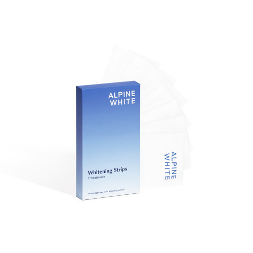 Alpine White Whitening Strips Balinančios dantų juostelės, 7vnt