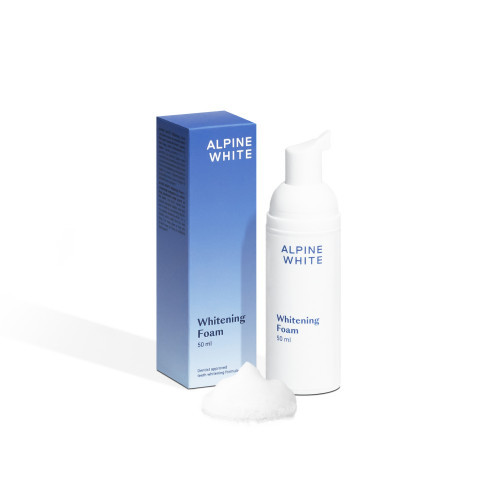 Alpine White Whitening Foam Balinančios dantų putos, 50ml