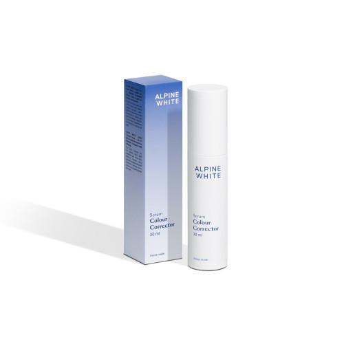 Alpine White Colour Corrector Serum Balinantis serumas dantims, 30ml