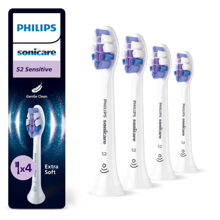 Philips Sonicare Sensitive 4-pack brush heads HX6054/87|HX6054/87