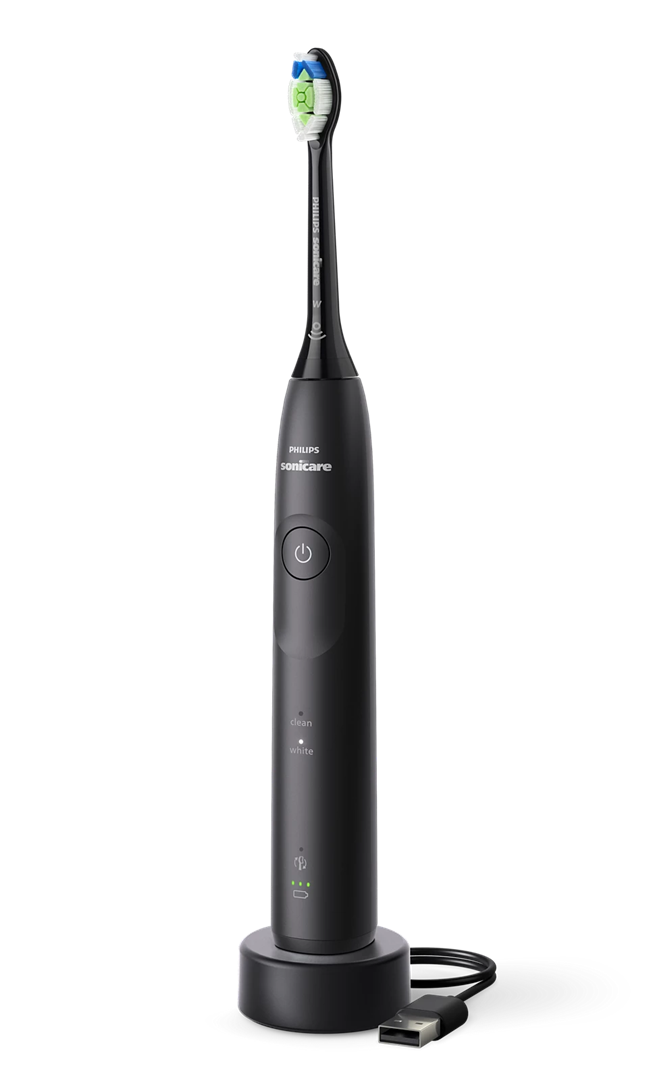 Elektrinis dantų šepetėlis PHILIPS Sonicare Series 5500, HX7111/01, juodas