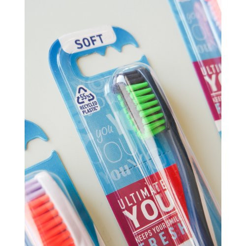 Jordan Ultimate You Soft Toothbrush Minkštas dantų šepetėlis, Green