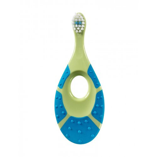 Jordan Step 0-2 years Baby Toothbrush Extra Soft Ypač minkštas vaikiškas dantų šepetėlis, Green