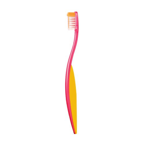 Jordan Ultimate You Medium Toothbrush Vidutinio kietumo dantų šepetėlis, Coral