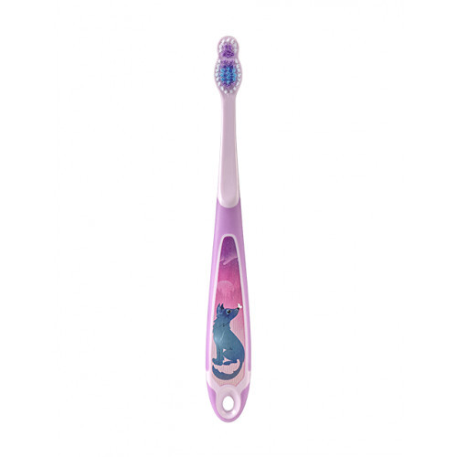Jordan Step 6-9 years Junior Toothbrush Soft Minkštas vaikiškas dantų šepetėlis, Purple