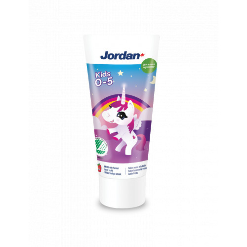 Jordan Kids Toothpaste 0-5 years Vaikiška dantų pasta, Unicorn