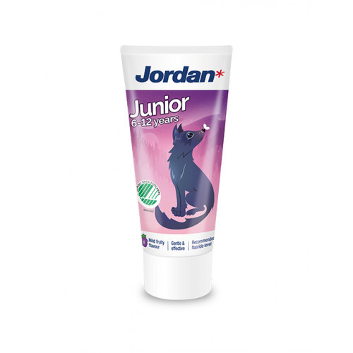 Jordan Junior Toothpaste 6-12 years Vaikiška dantų pasta, Wolf