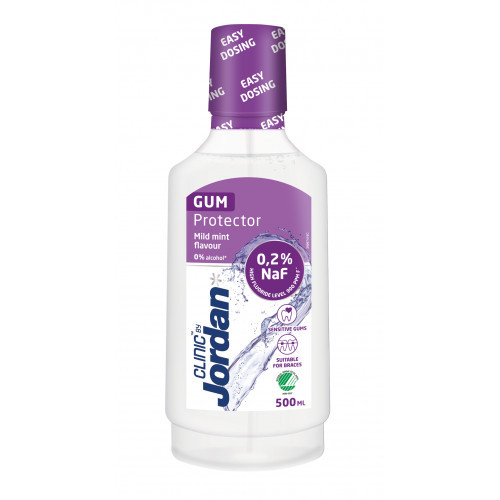 Jordan Clinic Gum Protector Mouthwash Burnos skalavimo skystis, 500ml