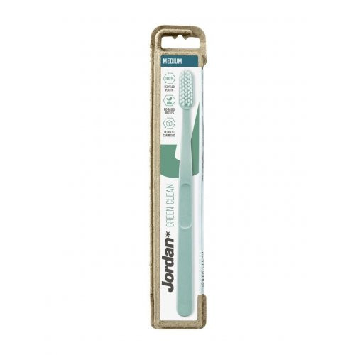 Jordan Green Clean Soft Toothbrush Minkštas dantų šepetėlis, Green