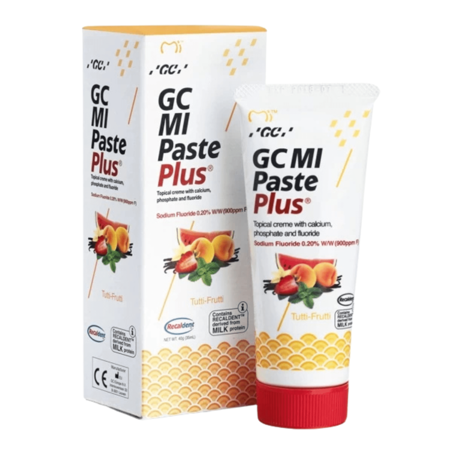 "GC MI Paste Plus" remineralizuojantis dantų kremas su fluoru, 35 ml