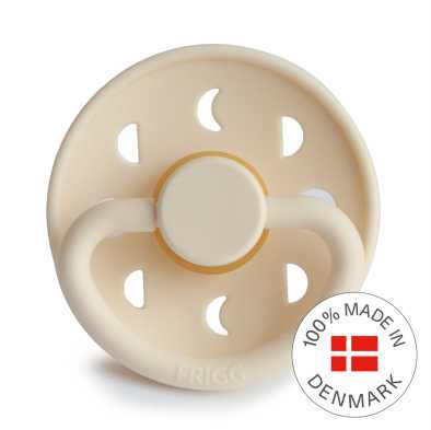 FRIGG 0-6 mėn. lateksinis čiulptukas MOON, Cream