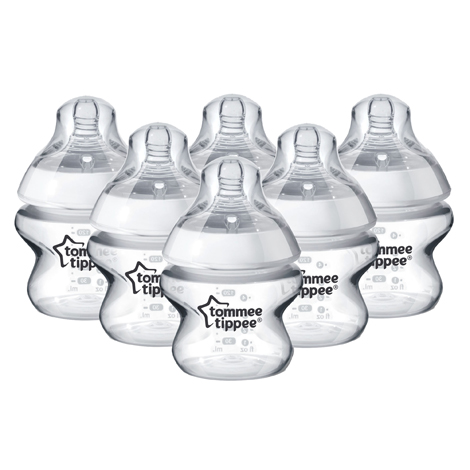 TOMMEE TIPPEE 150 ml EASY-VENT buteliukai, 6 vnt.