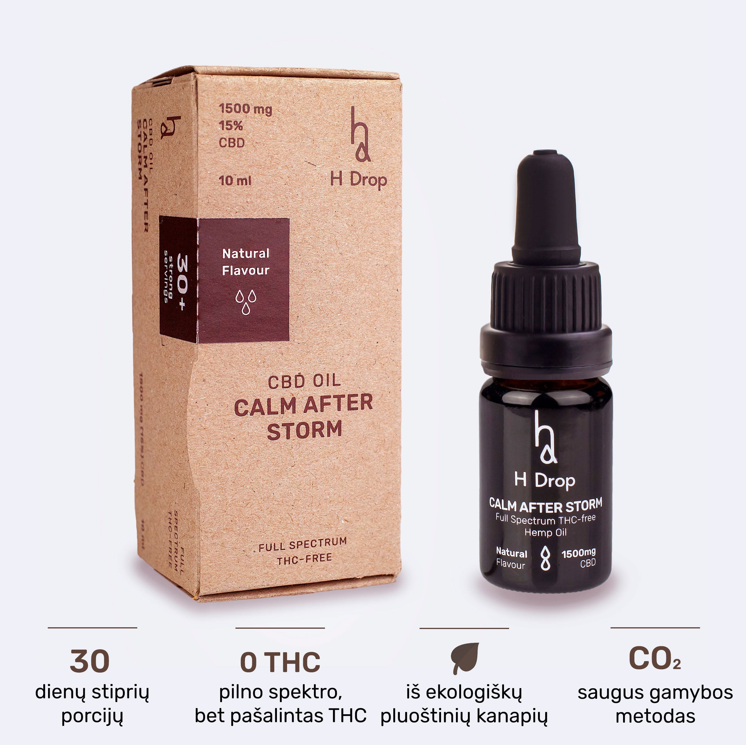 Calm after Storm - 15% CBD kanapių aliejus (1500mg)