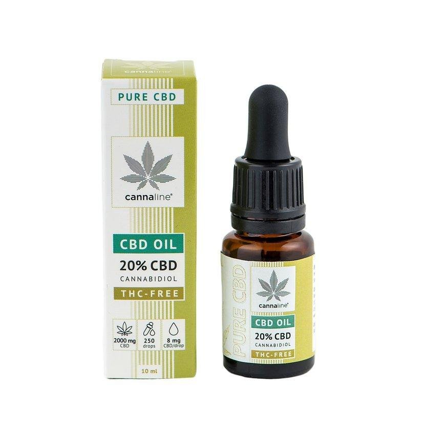 Cannaline THC-FREE 20% MCT plataus spektro CBD aliejus