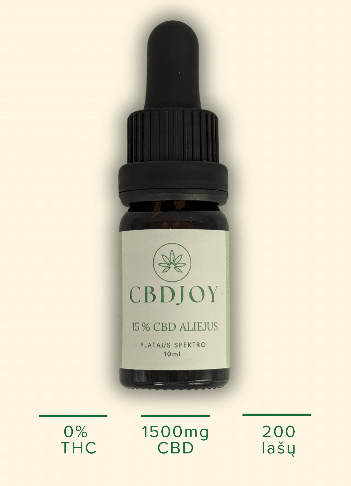 15% CBD aliejus