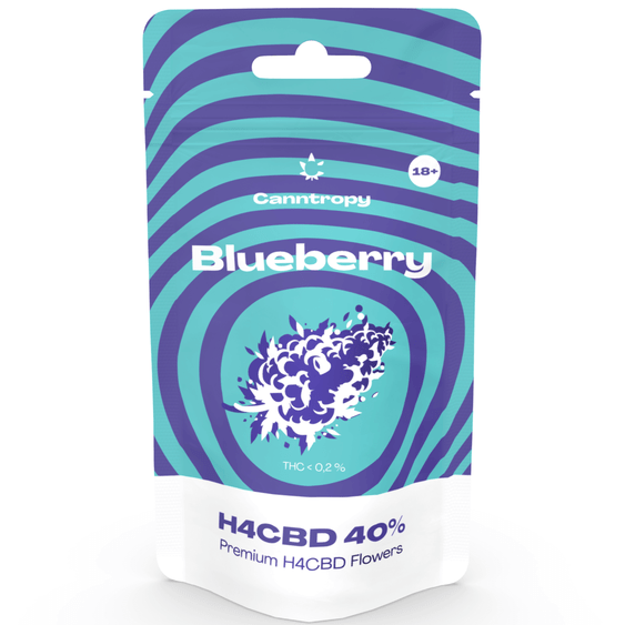 Canntropy H4CBD BLUEBERRY kanapių žiedai 40% 5g