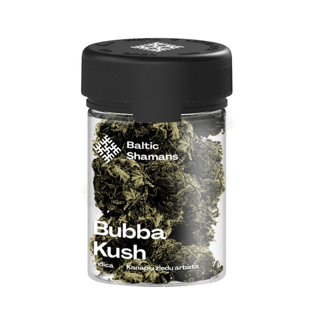 Bubba Kush kanapių žiedai 25% 3g