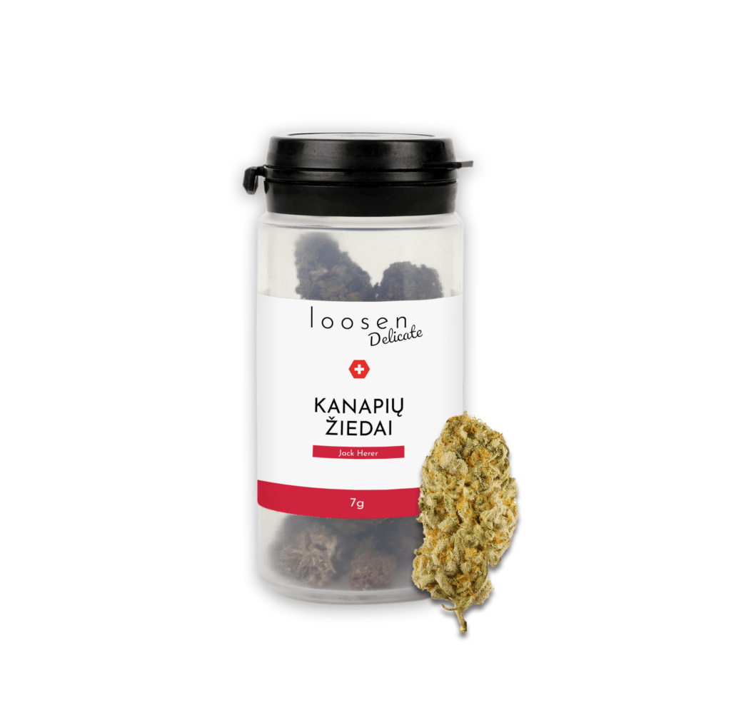 LOOSEN DELICATE JACK HERER kanapių žiedai – 10%