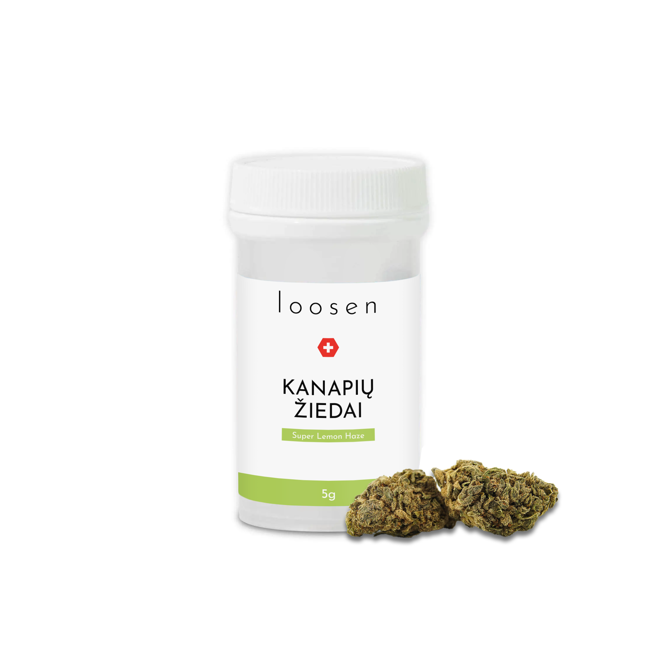 LOOSEN SUPER LEMON HAZE kanapių žiedai – 10%