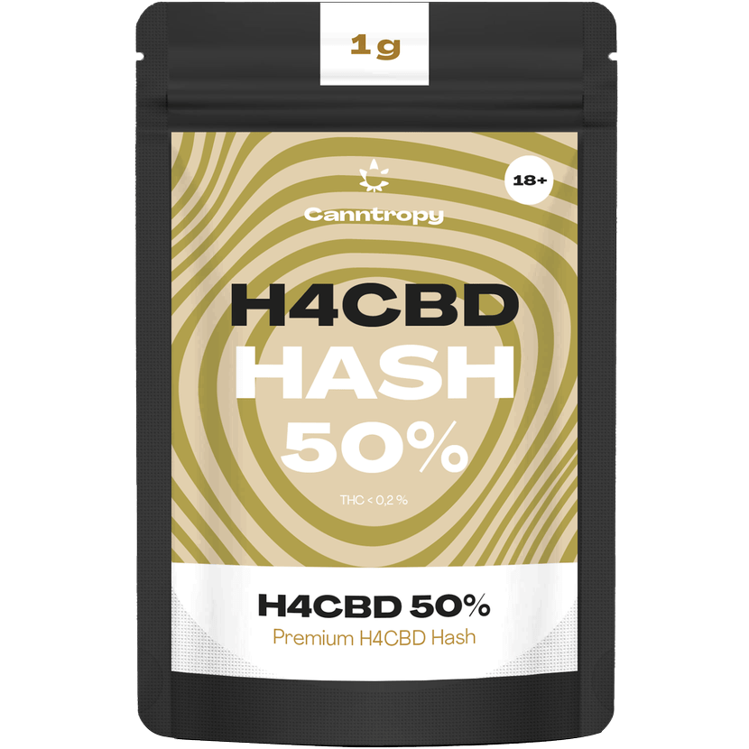 Canntropy H4CBD HASH kanapių žiedai 50% 1g