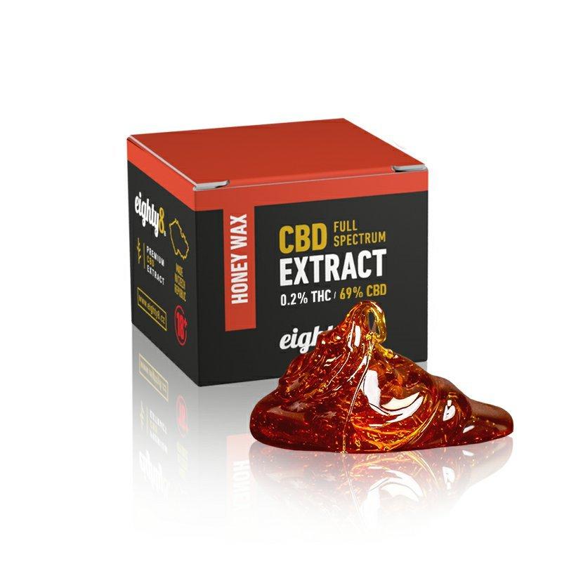 Eighty8 CBD kanapių ekstraktas 69%