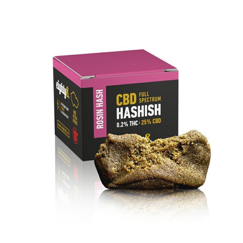 Eighty8 CBD Hašišas 25 %