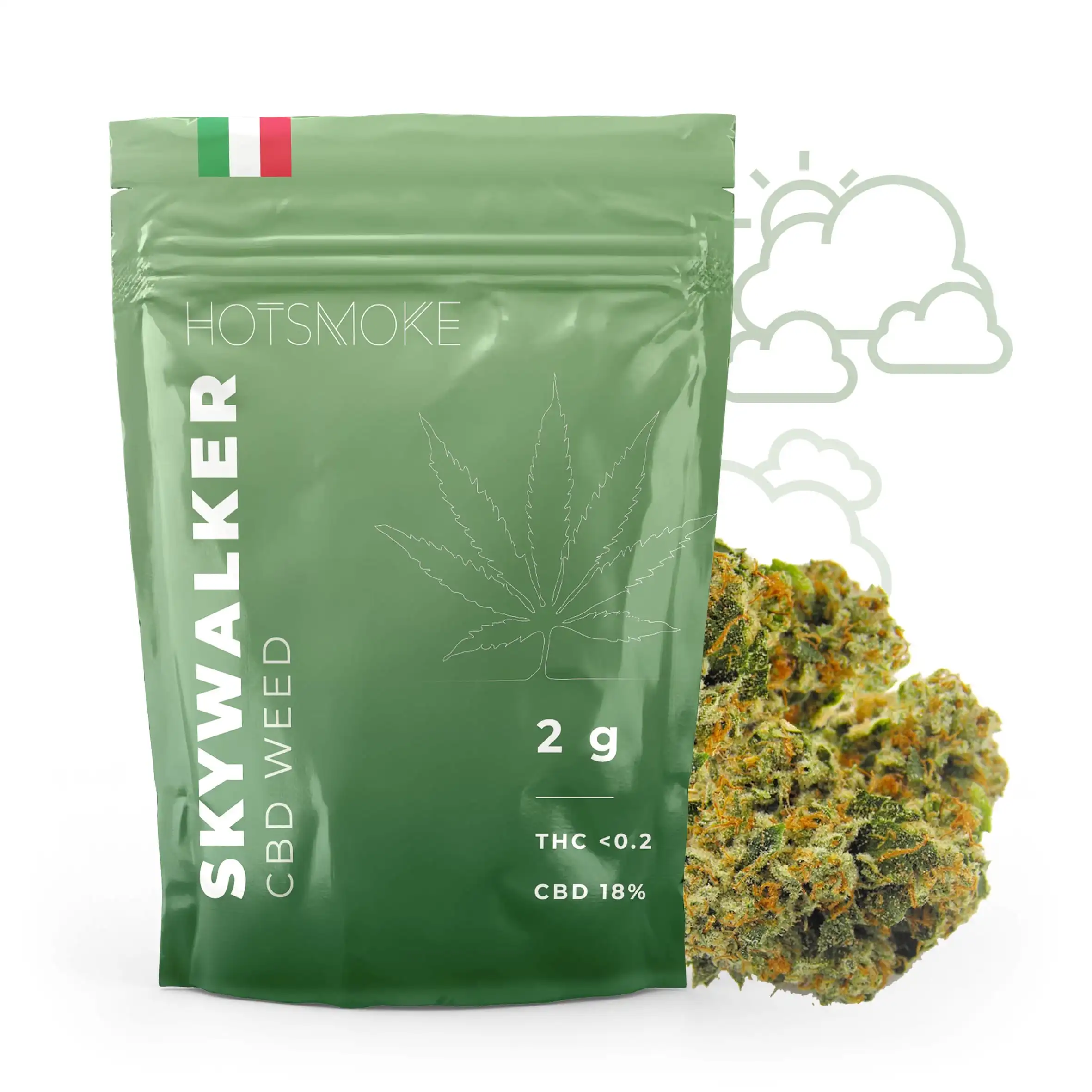HotSmoke Skywalker CBD Kanapių Žiedai