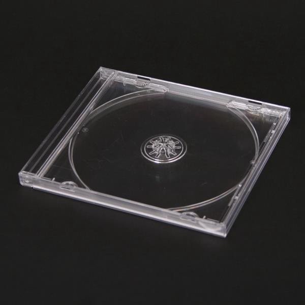 dėklas Omega CD box Jewel, transparent (40730)