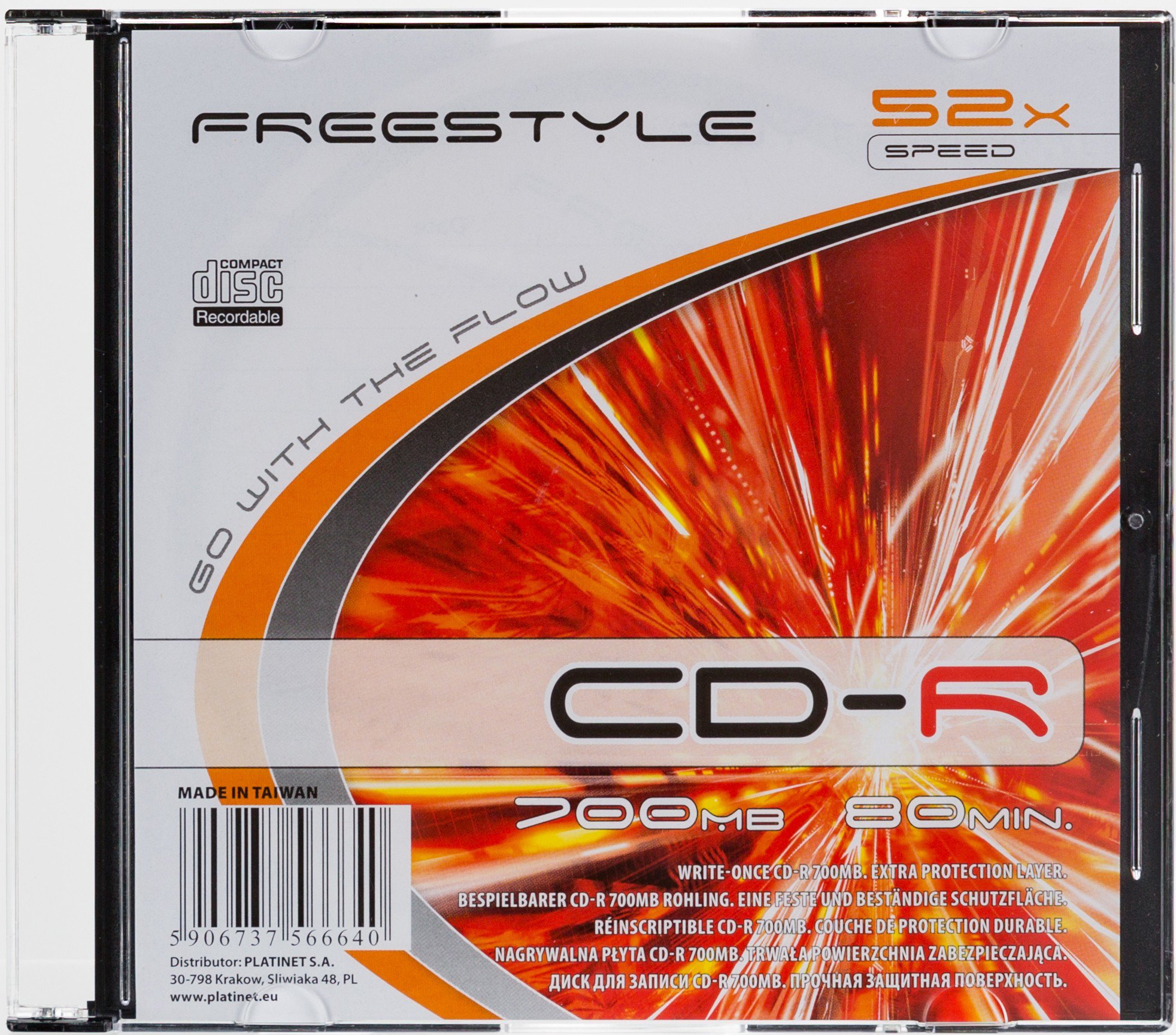 Kompaktinis diskas Omega Freestyle CD-R 700MB 52x slim