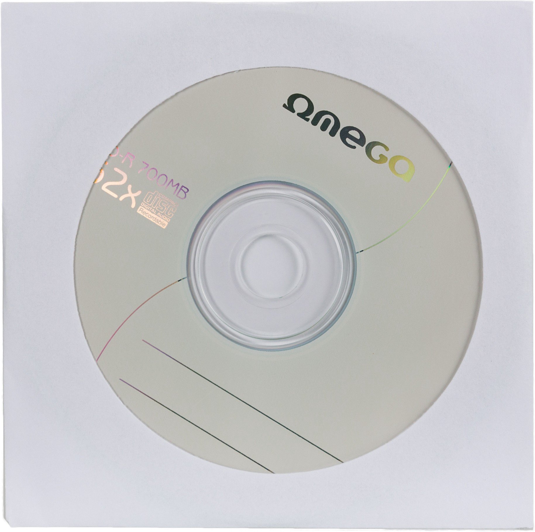 Kompaktinis diskas Omega CD-R 700MB 52x envelope