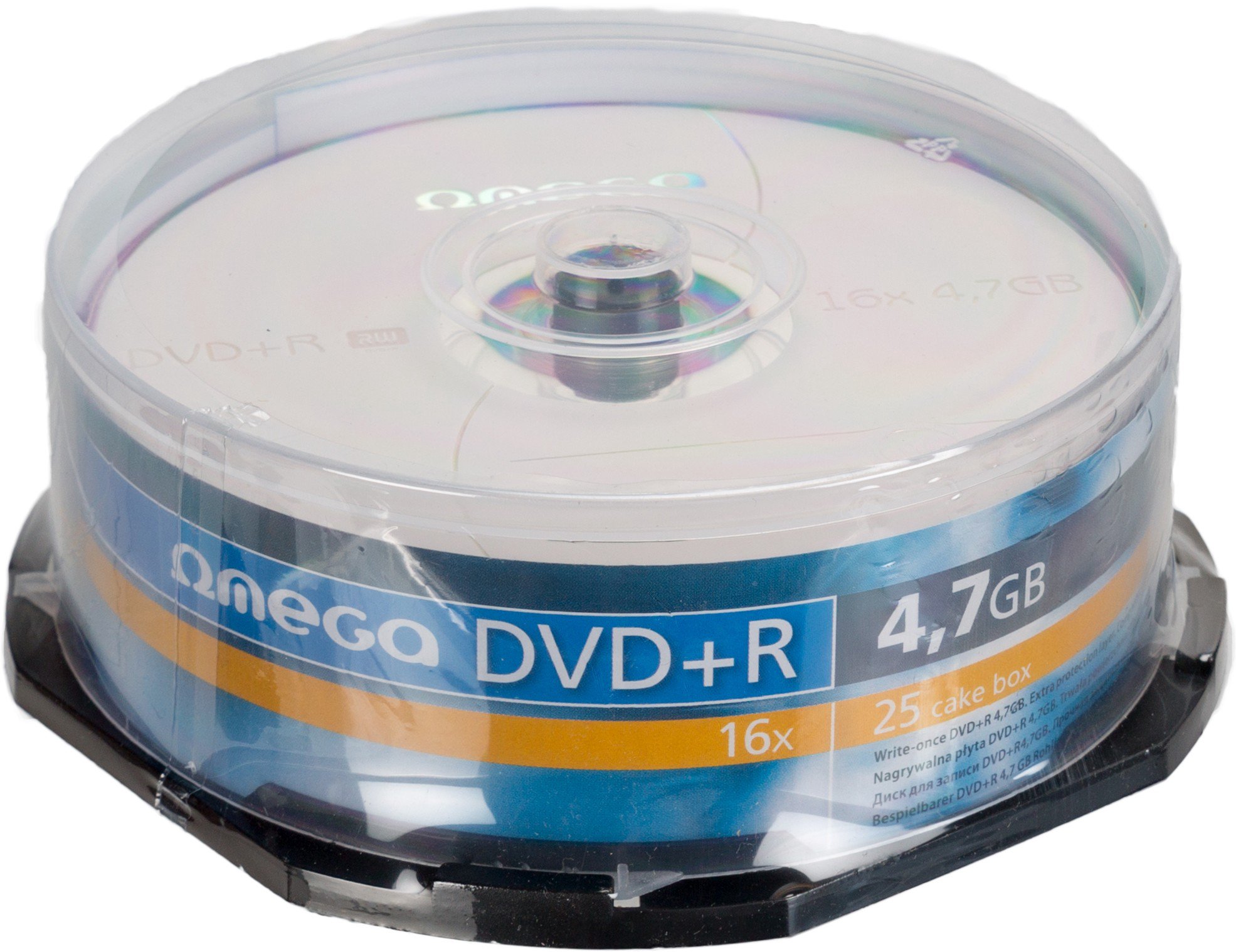 Omega DVD+R 4.7GB 16x 25pcs spindle