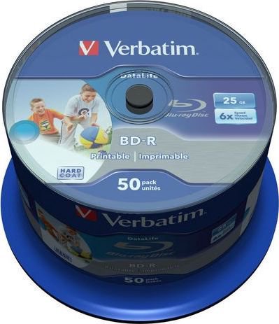 Verbatim BD-R 25 GB 6x 50 pieces (43812)