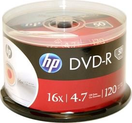 HP DVD-R 4.7 GB 16x 50 pieces (HP1650S-)