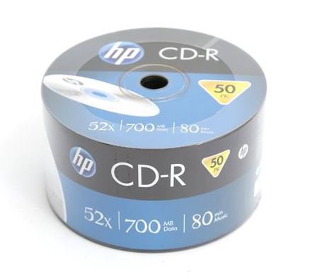 HP CD-R 700 MB 52x 50 pieces (HPCD50S)