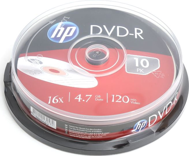 HP DVD-R 4.7 GB 16x 10 pieces (hDME00026)