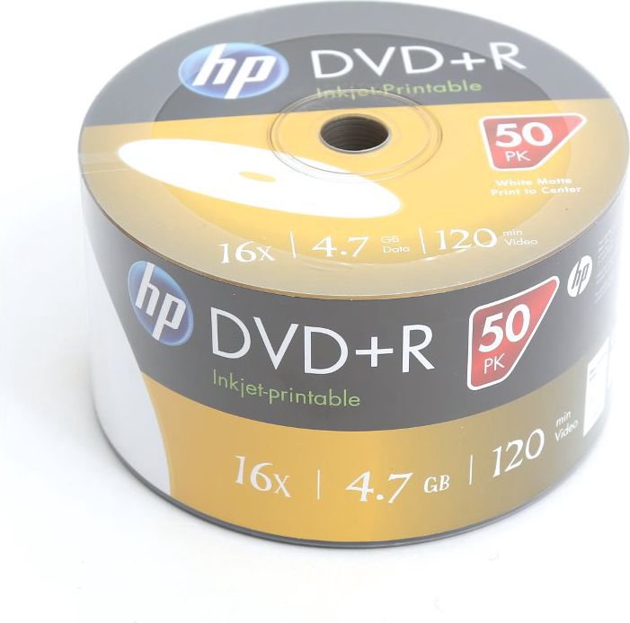 HP DVD+R 4.7 GB 16x 50 pieces (HPP1650+)