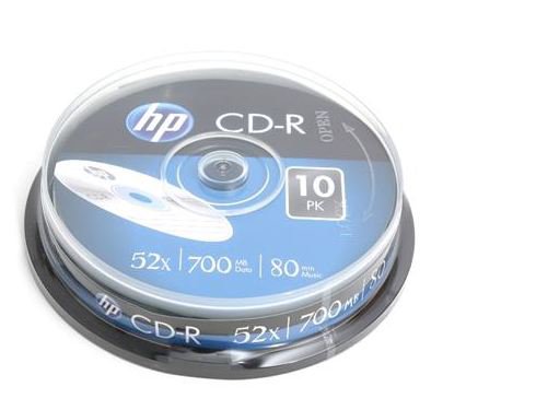 HP CD-R 700 MB 52x 10 pieces (HPCD10)