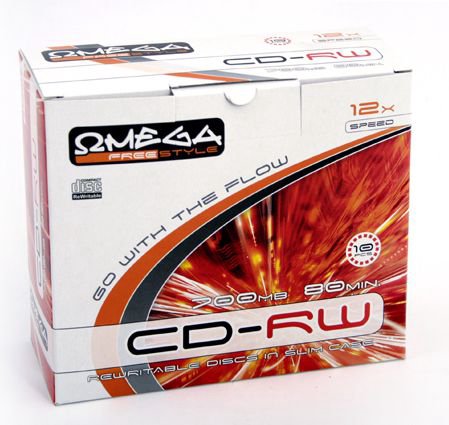 Omega CD-RW 700 MB 12x10 pieces (56242)