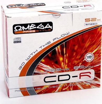 Omega CD-R 700 MB 52x 10 pieces (56104)