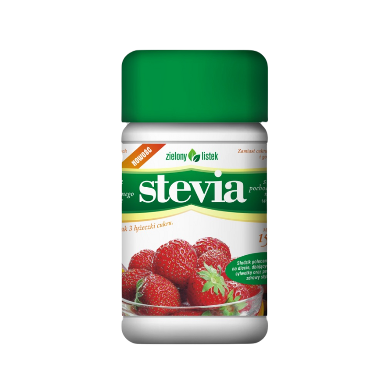Saldiklis milteliais iš stevijos lapų ( stevia) ZIELONY LISTEK, 150 g