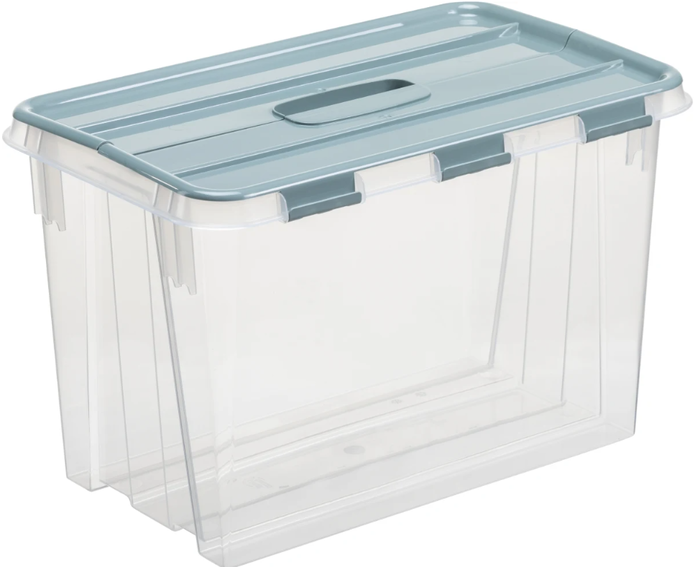 Daiktadėžė PLAST TEAM Probox Fliplid, su dangčiu, 57,3 x 45,5 x 29,1 cm, 50 L