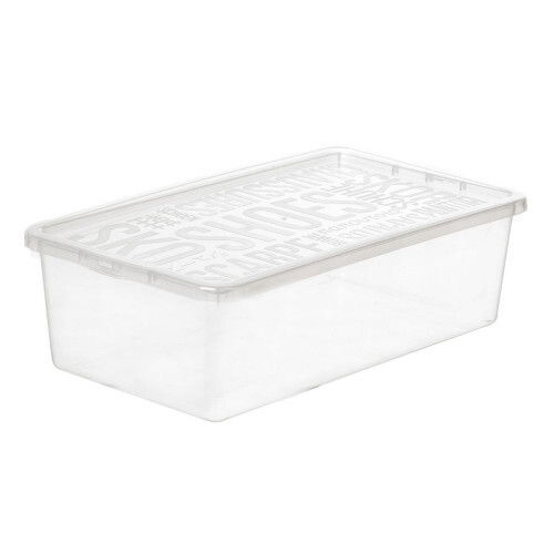 Plastikinė batų dėžė PLAST TEAM BASIC BOX, 34 x 19 x 11 cm