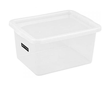 Daiktadėžė PLAST TEAM BASIC BOX, su dangčiu, 59,5 x 39,5 x 31 cm, 52 L