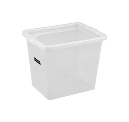 Daiktadėžė PLAST TEAM BASIC BOX, su dangčiu, 43 x 33 x h35 cm, 29 L