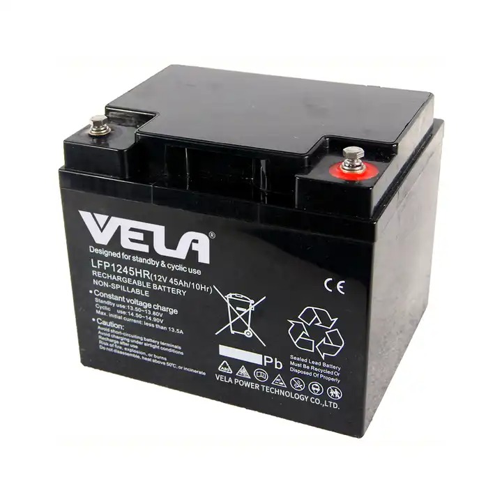 Švino rūgšties baterija 12V, 45Ah elektriniam keturračiui motoroleriui